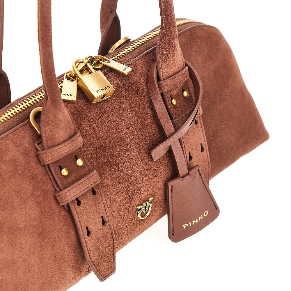 suede large escape bag horizontal bag