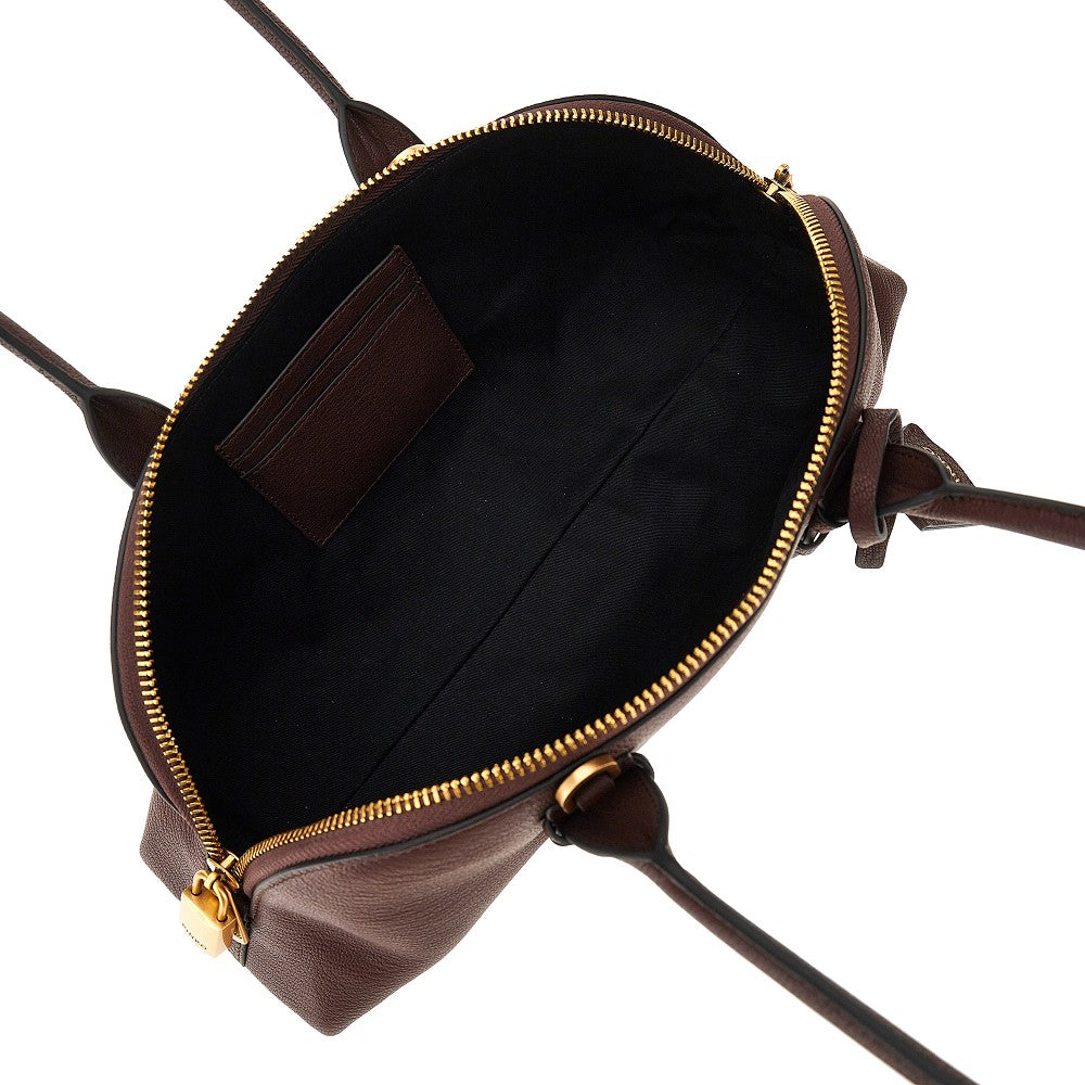 leather large escape bag horizontal bag