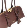 leather large escape bag horizontal bag