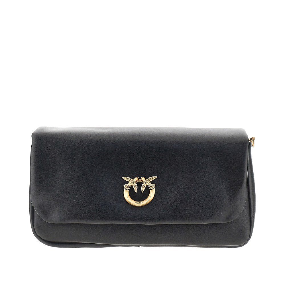 PINKO OS love bag click soft horizontal handle bag