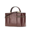 shiny leather vanity case