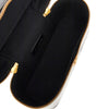 shiny leather mini vanity case