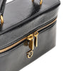 shiny leather mini vanity case