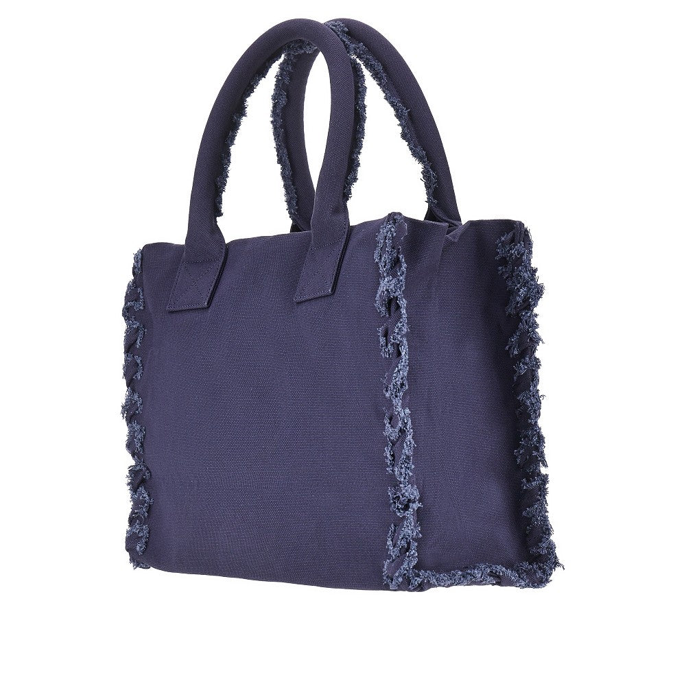 PINKO OS canvas medium beach shopping bag