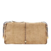 suede leather large keeper shoulder bag