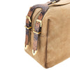 suede leather large keeper shoulder bag