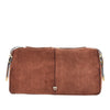 suede leather large keeper shoulder bag