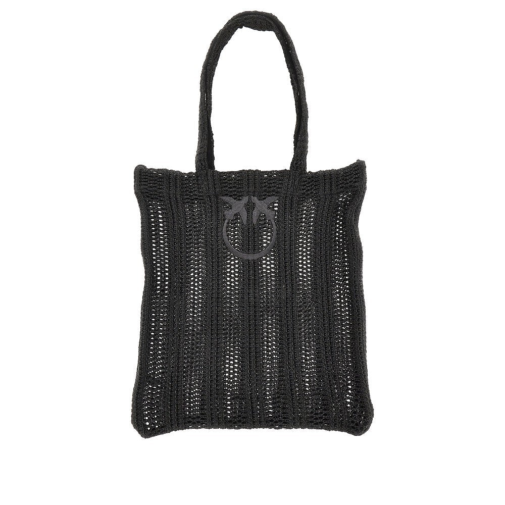 medium faux raffia easy tote bag