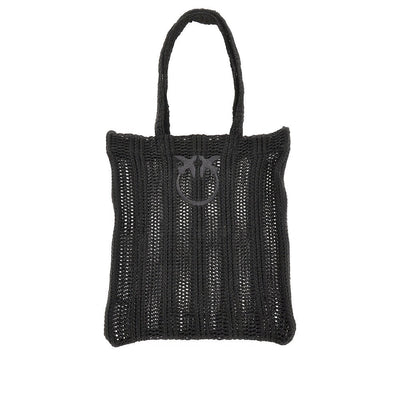 medium faux raffia easy tote bag
