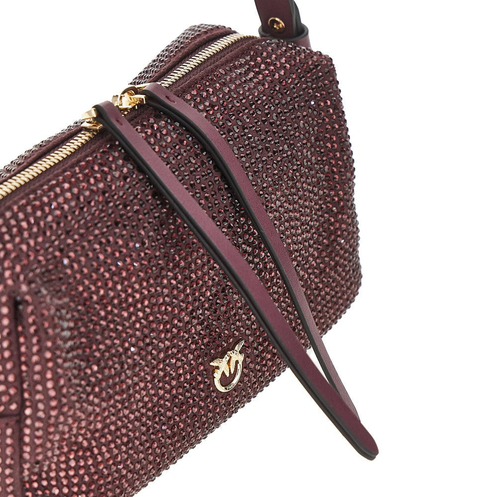 full strass mini crossbody bag
