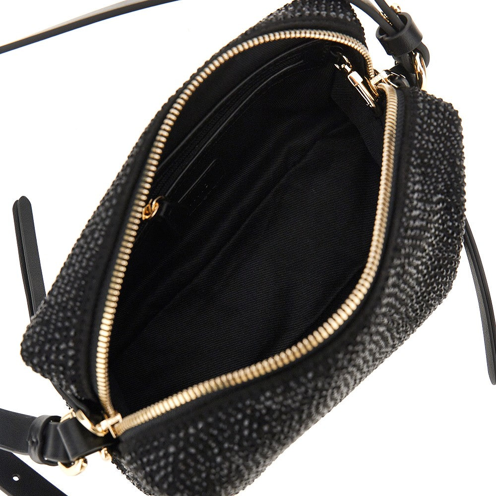 full strass mini crossbody bag