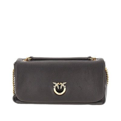 large click soft horizontal leather bag