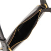 leather mini half moon shoulder bag