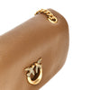 leather large click soft horizontal bag