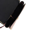 leather bag with love birds buckle