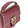 studded mini love bag one top-handle bag