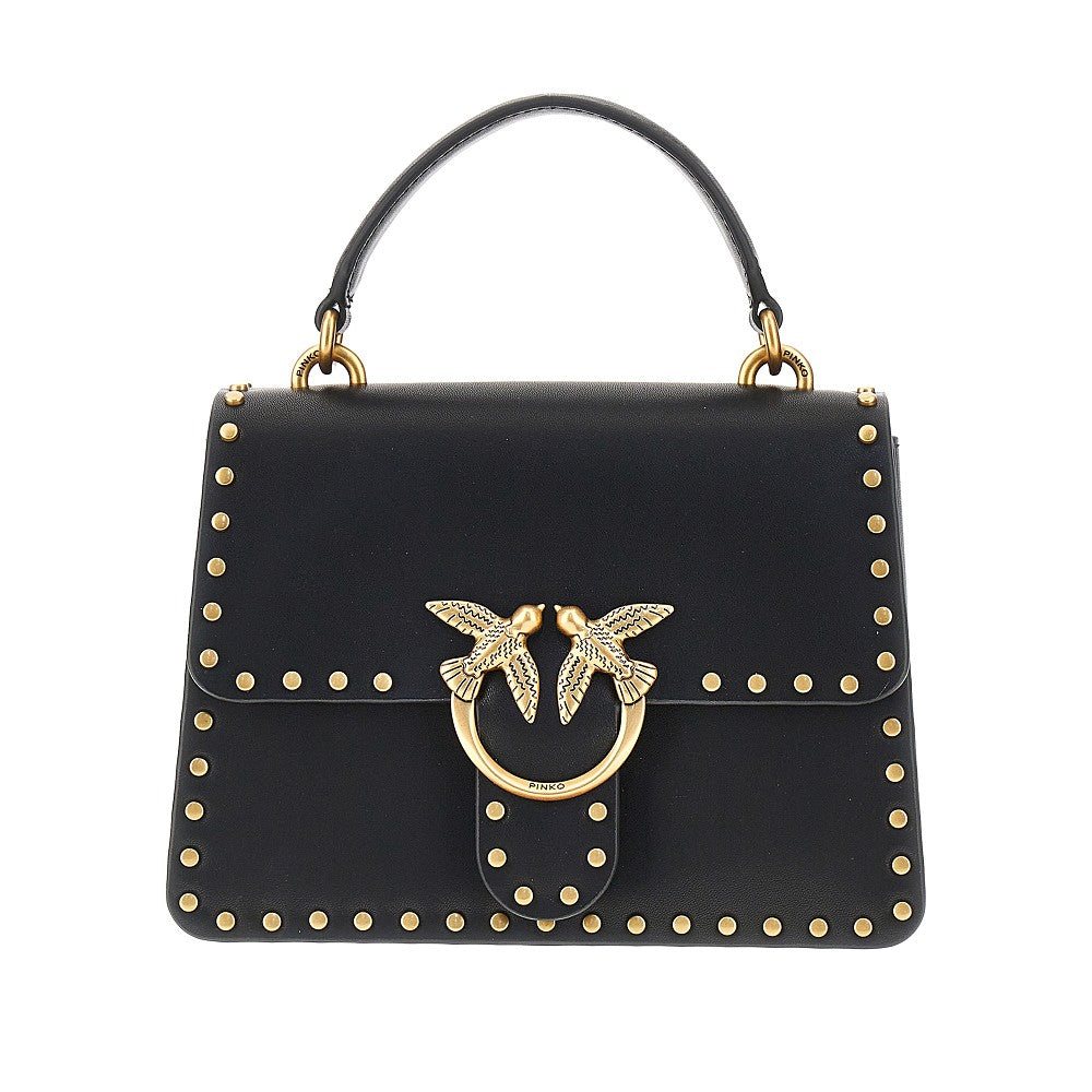 studded mini love bag one top-handle bag