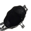 bucket mini leather bag