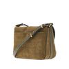 suede leather medium  love bag satchel bag