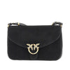suede leather medium  love bag satchel bag