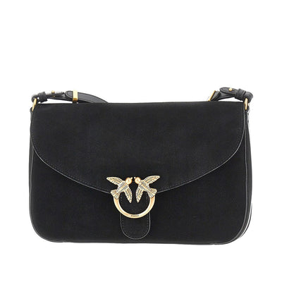 suede leather medium  love bag satchel bag