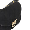 suede leather medium  love bag satchel bag