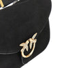 mini love bag satchel suede leather bag