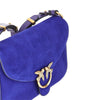 mini love bag satchel suede leather bag