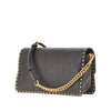 love one slouchy leather bag with studs