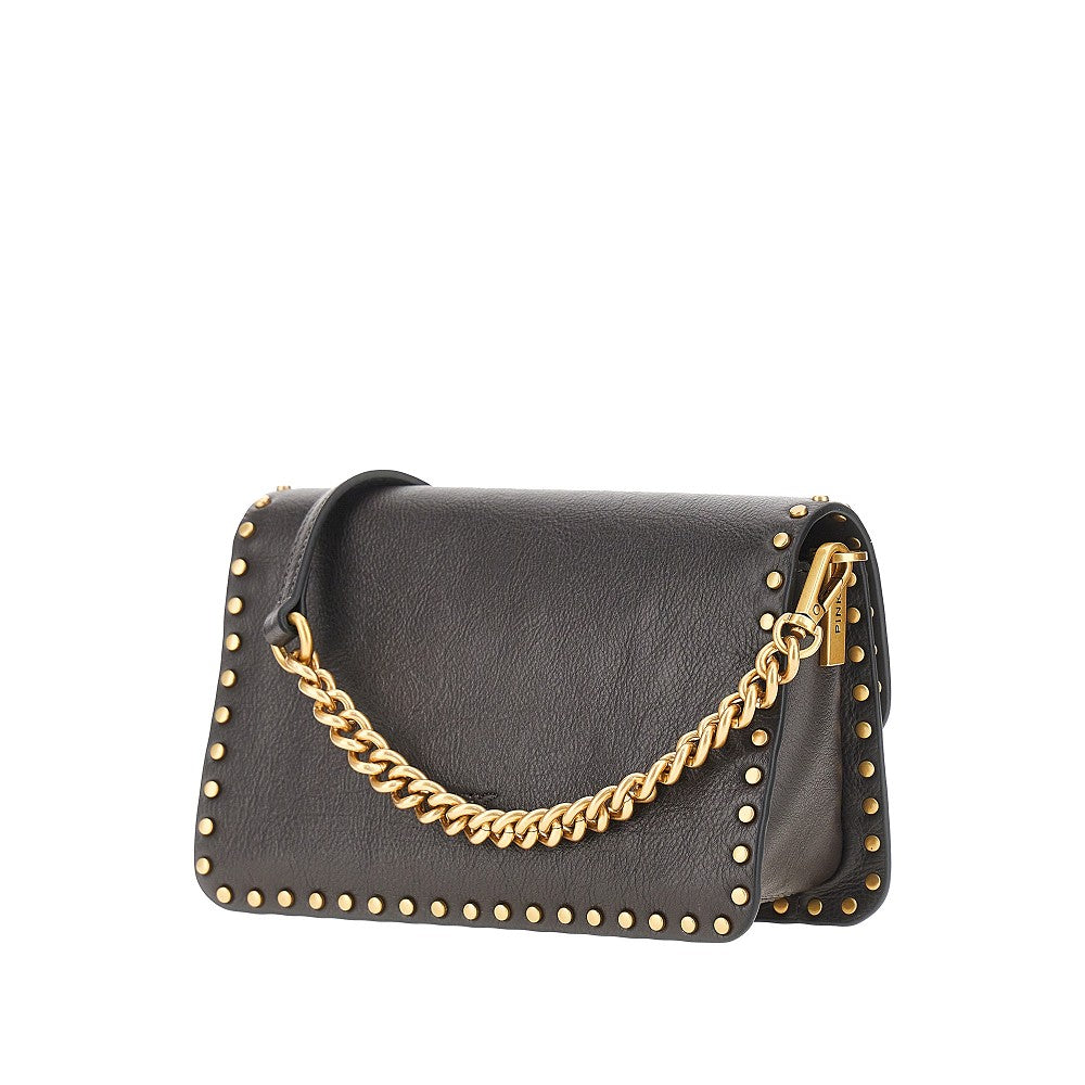 small love one slouchy bag with studs