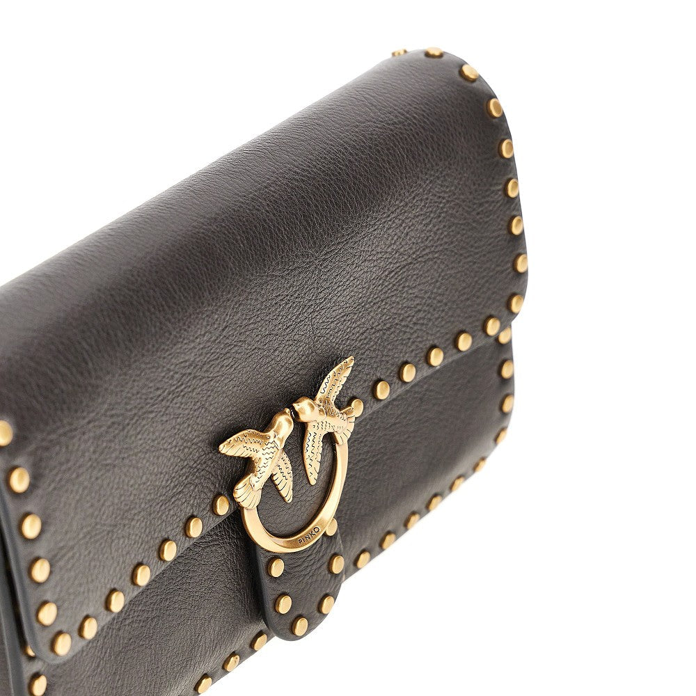 small love one slouchy bag with studs