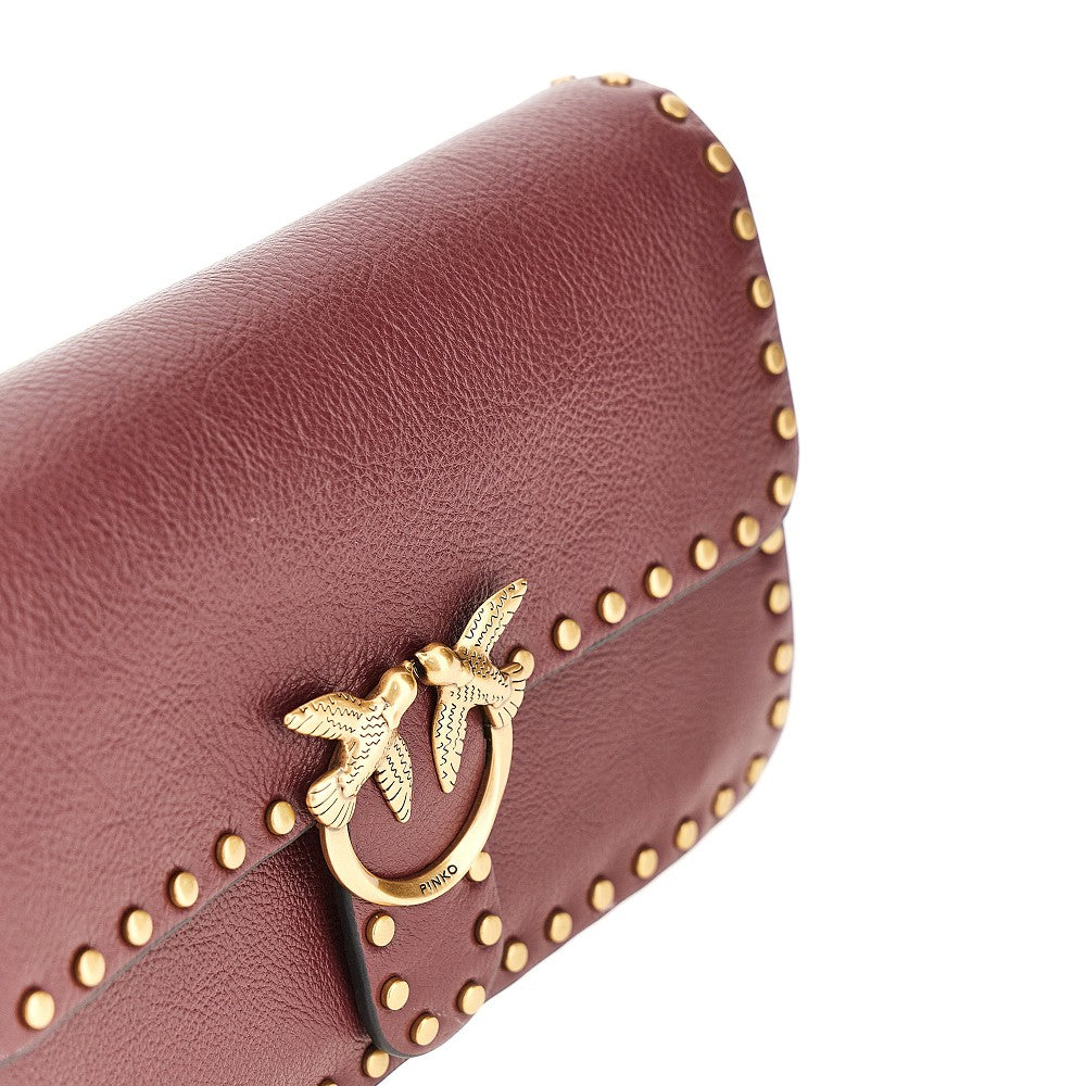 small love one slouchy bag with studs