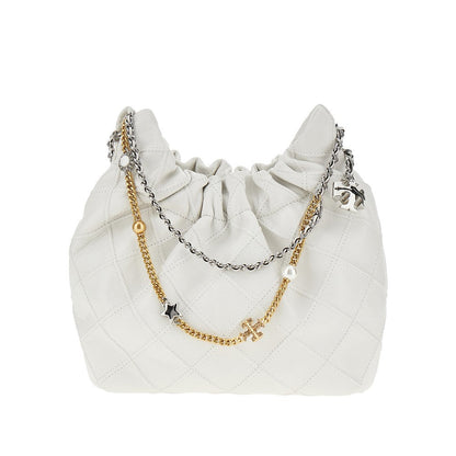 TORY BURCH OS leather mini fleming bag