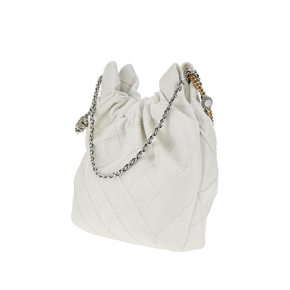 TORY BURCH OS leather mini fleming bag