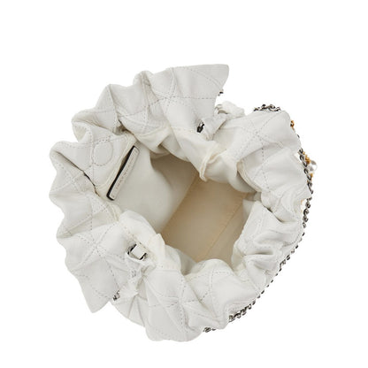 TORY BURCH OS leather mini fleming bag