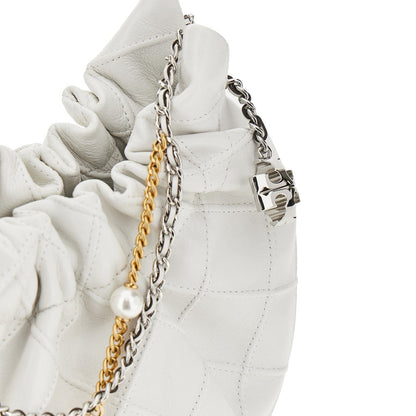 TORY BURCH OS leather mini fleming bag