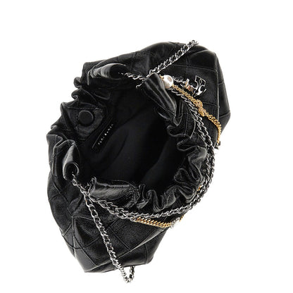 TORY BURCH OS leather mini fleming bag