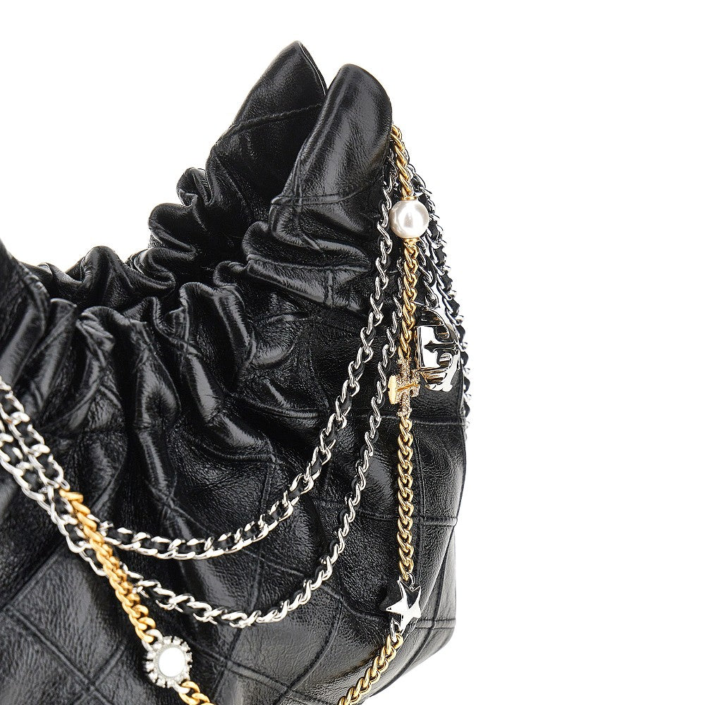 TORY BURCH OS leather mini fleming bag