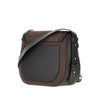 nubuck leather arc crossbody bag