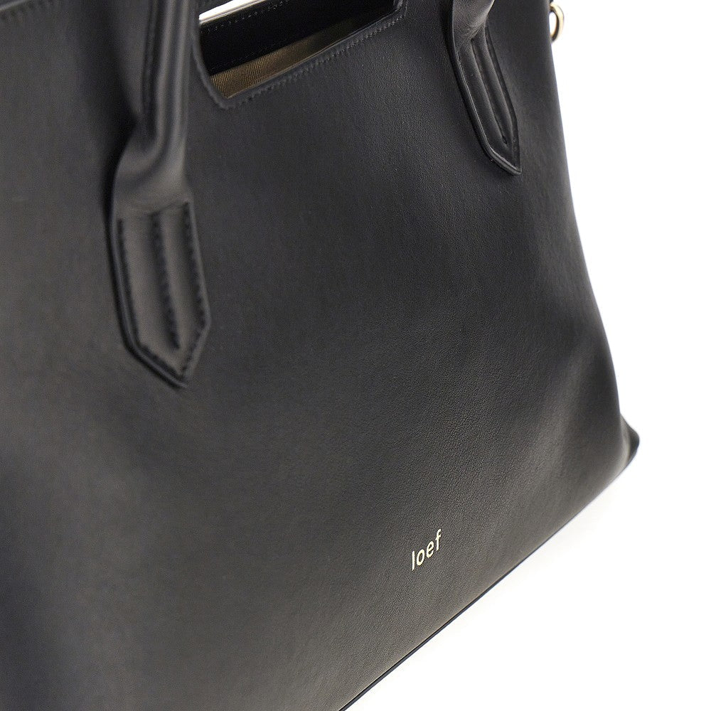 dalia promenade leather tote bag