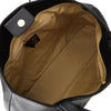 grained leather every day shopping bag