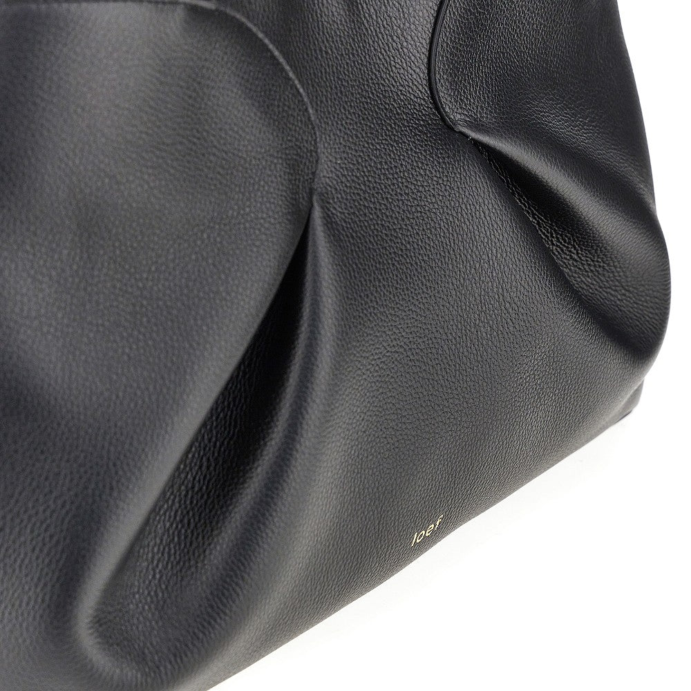 grained leather every day shopping bag