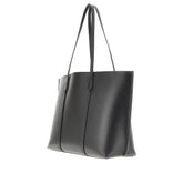 TORY BURCH OS perry grained leather shopping bag