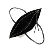 TORY BURCH OS perry grained leather shopping bag