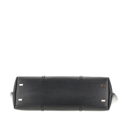 TORY BURCH OS perry grained leather shopping bag