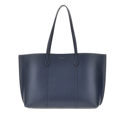 TORY BURCH OS perry grained leather shopping bag