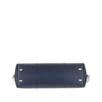 TORY BURCH OS perry grained leather shopping bag