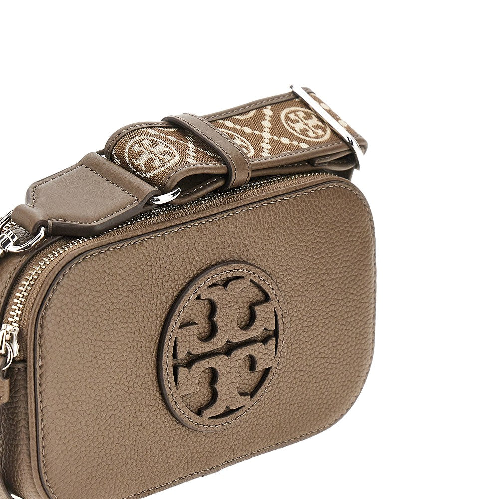 TORY BURCH OS leather mini miller crossbody bag