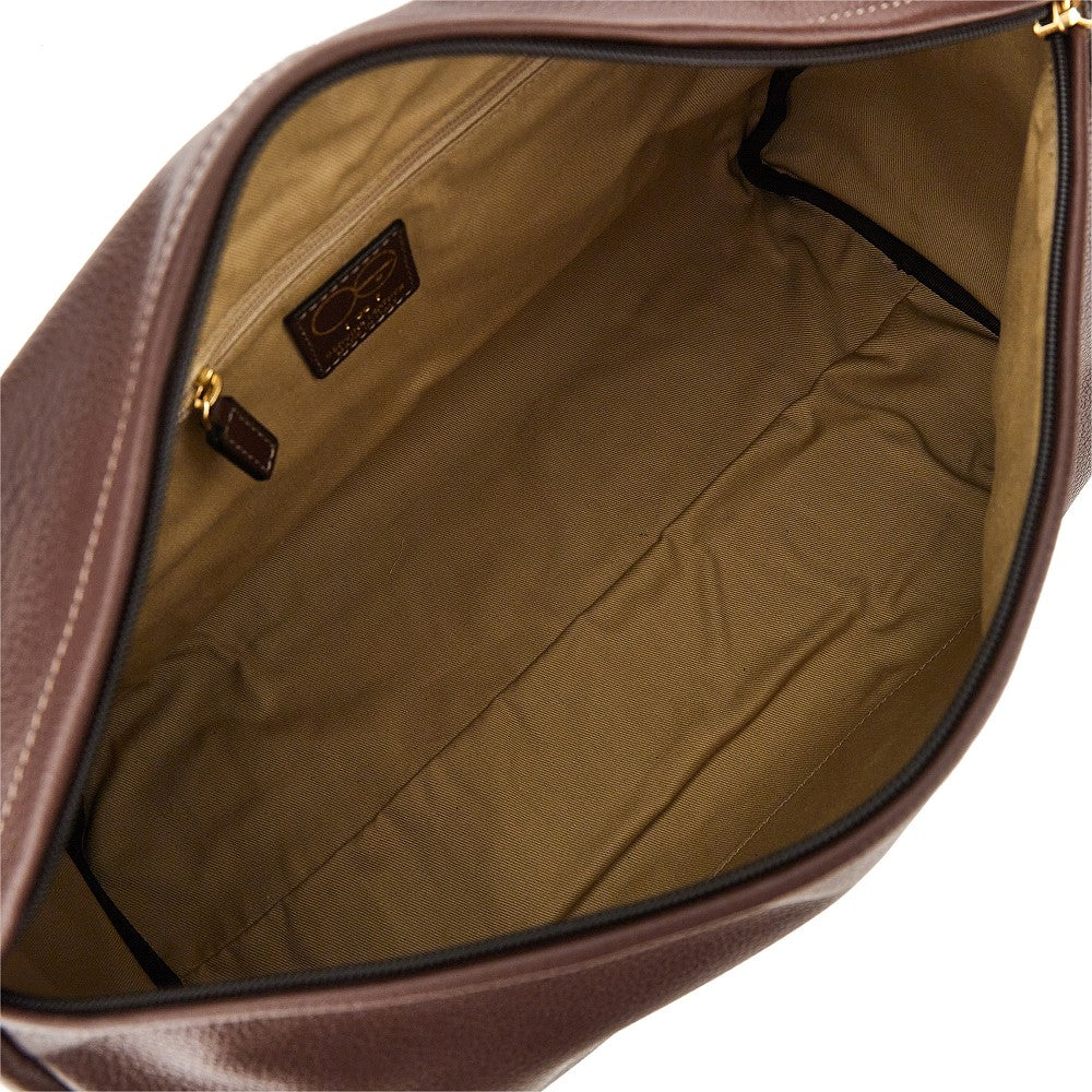 grained leather jill bag
