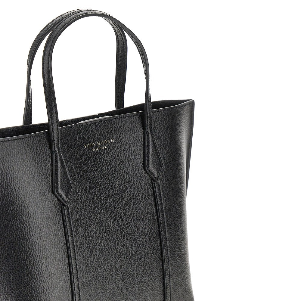 small perry leather shopping bag